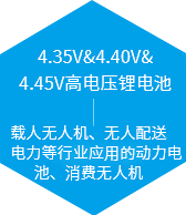 4.35V&4.40V&4.45V高电压锂电池